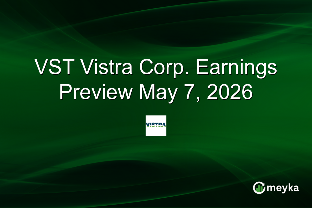 VST Vistra Corp. Earnings Preview May 7, 2026