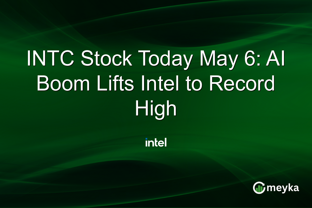 INTC Stock Today May 6: AI Boom Lifts Intel to Record High