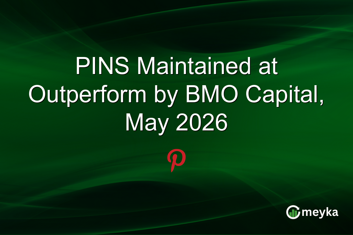 PINS Maintained at Outperform by BMO Capital, May 2026