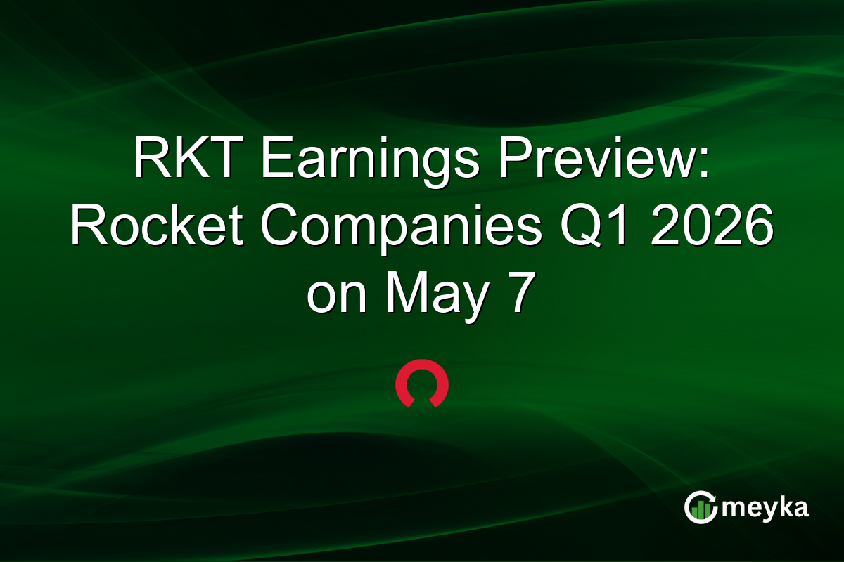 RKT Earnings Preview: Rocket Companies Q1 2026 on May 7