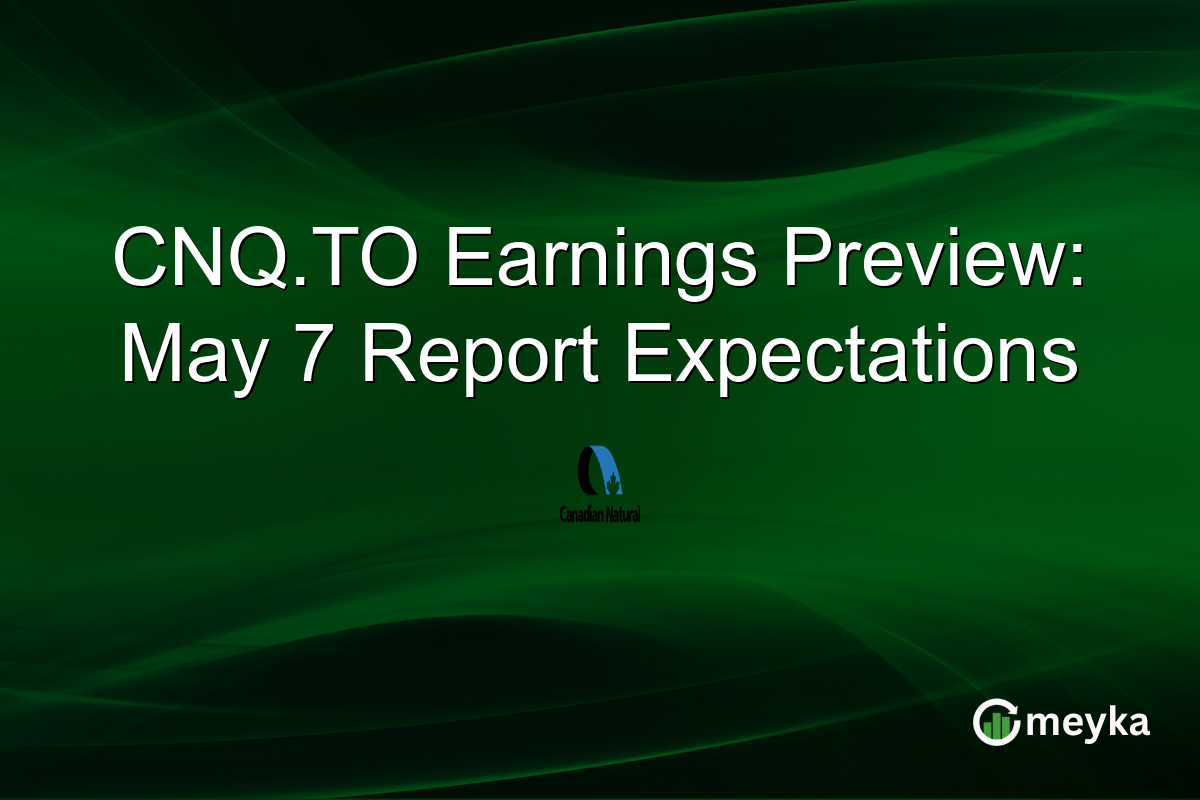 CNQ.TO Earnings Preview: May 7 Report Expectations