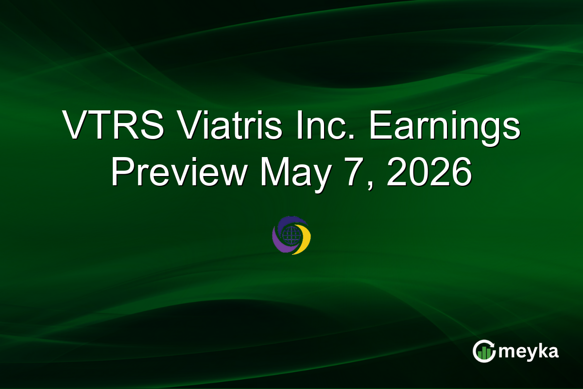 VTRS Viatris Inc. Earnings Preview May 7, 2026