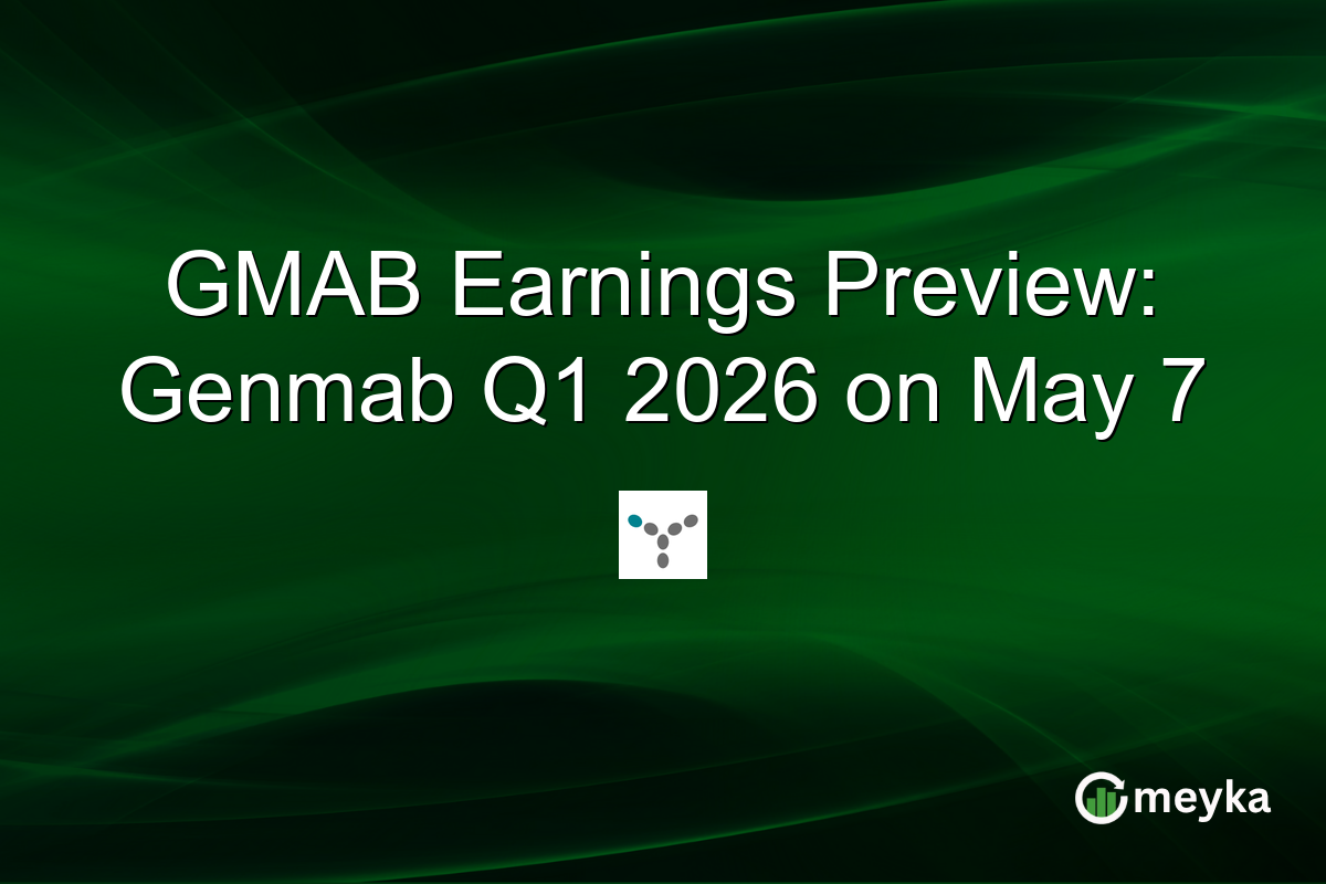 GMAB Earnings Preview: Genmab Q1 2026 on May 7