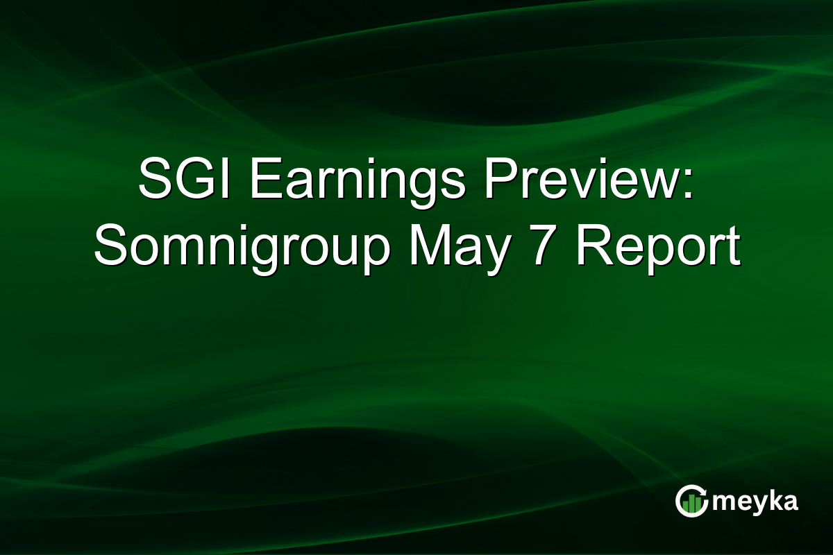 SGI Earnings Preview: Somnigroup May 7 Report