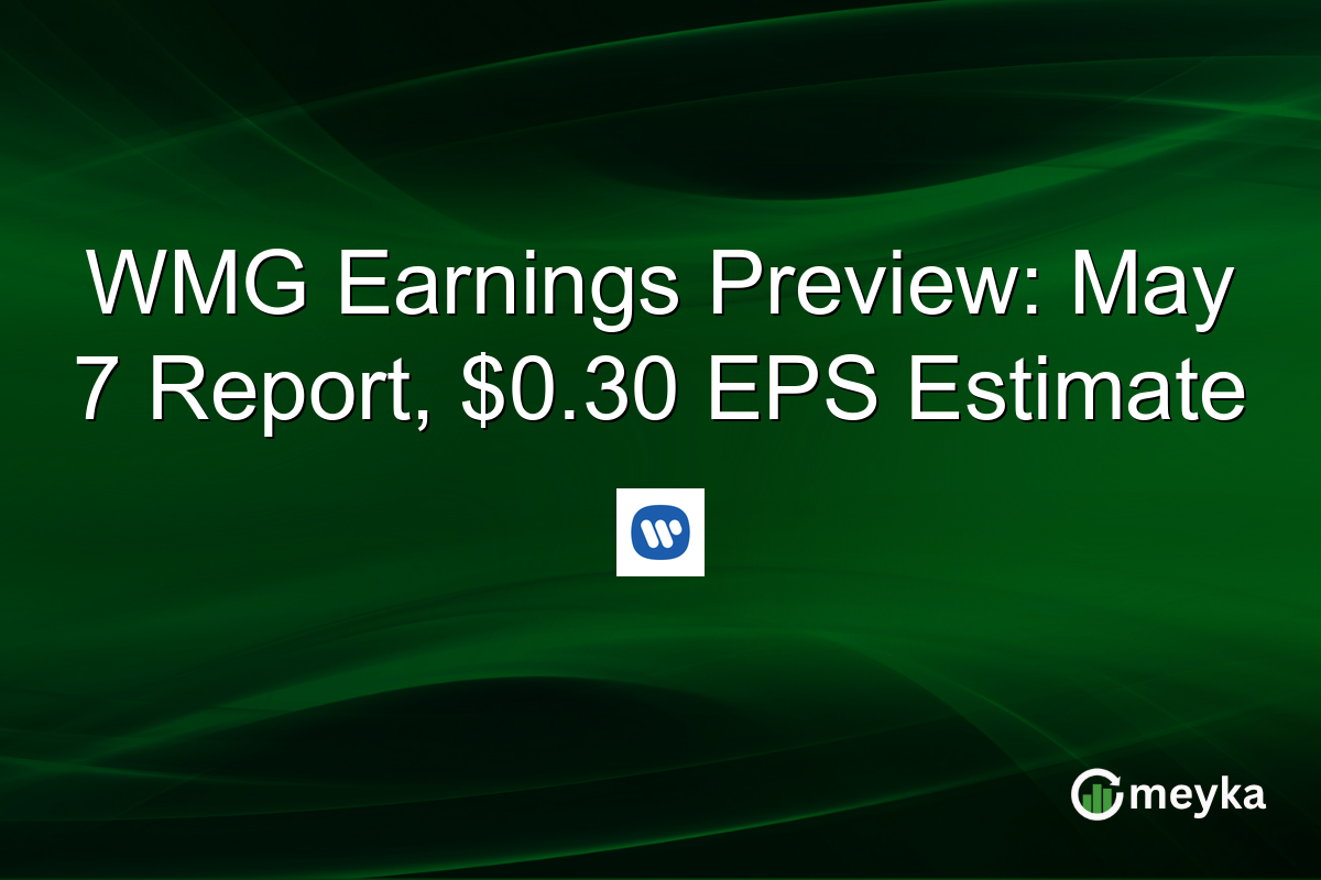 WMG Earnings Preview: May 7 Report, $0.30 EPS Estimate
