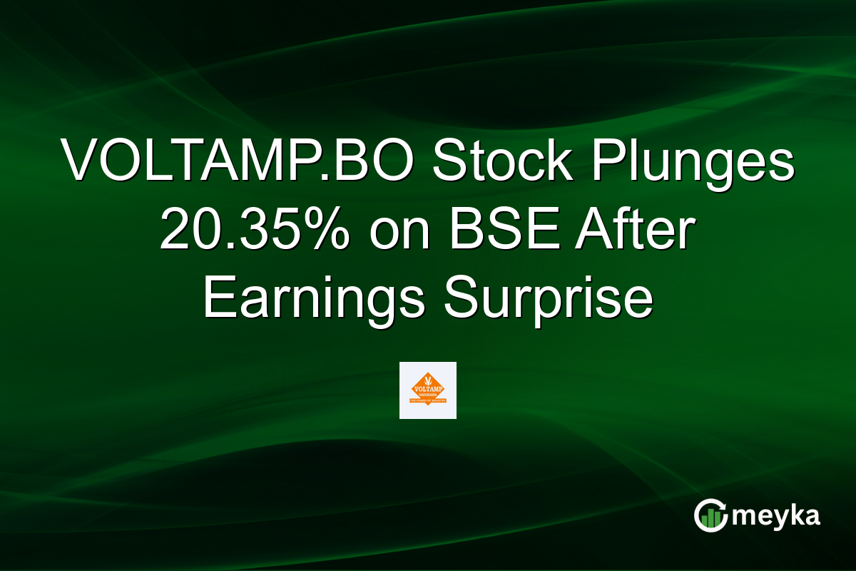 VOLTAMP.BO Stock Plunges 20.35% on BSE After Earnings Surprise