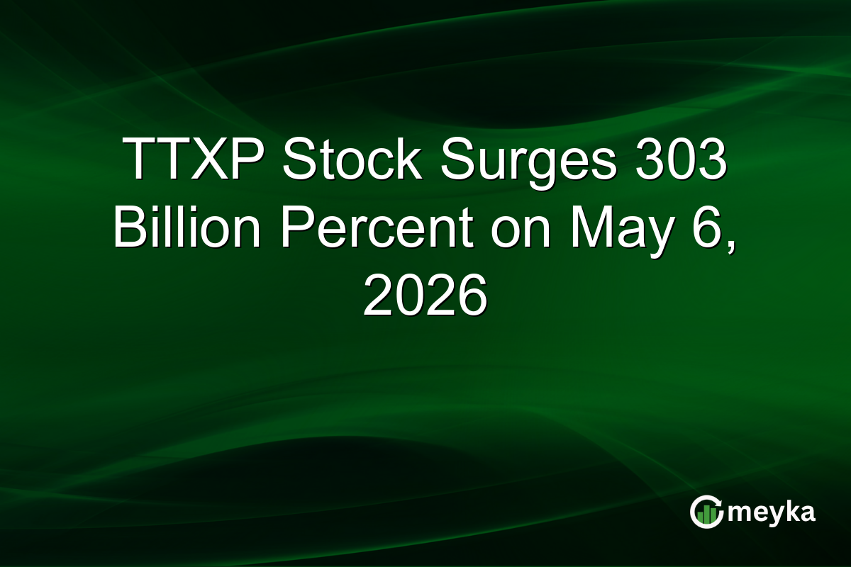 TTXP Stock Surges 303 Billion Percent on May 6, 2026