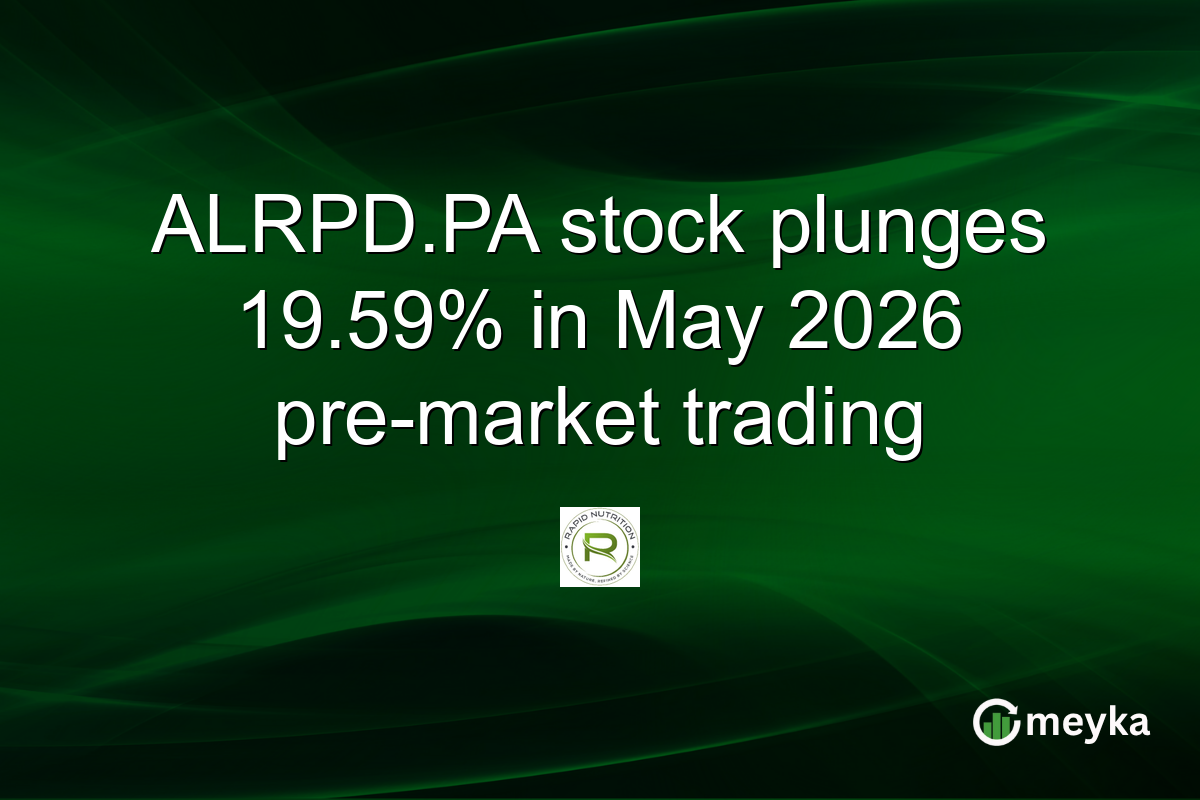 ALRPD.PA stock plunges 19.59% in May 2026 pre-market trading