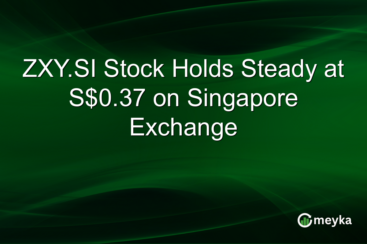 ZXY.SI Stock Holds Steady at S$0.37 on Singapore Exchange