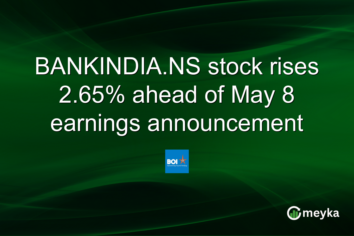 BANKINDIA.NS stock rises 2.65% ahead of May 8 earnings announcement