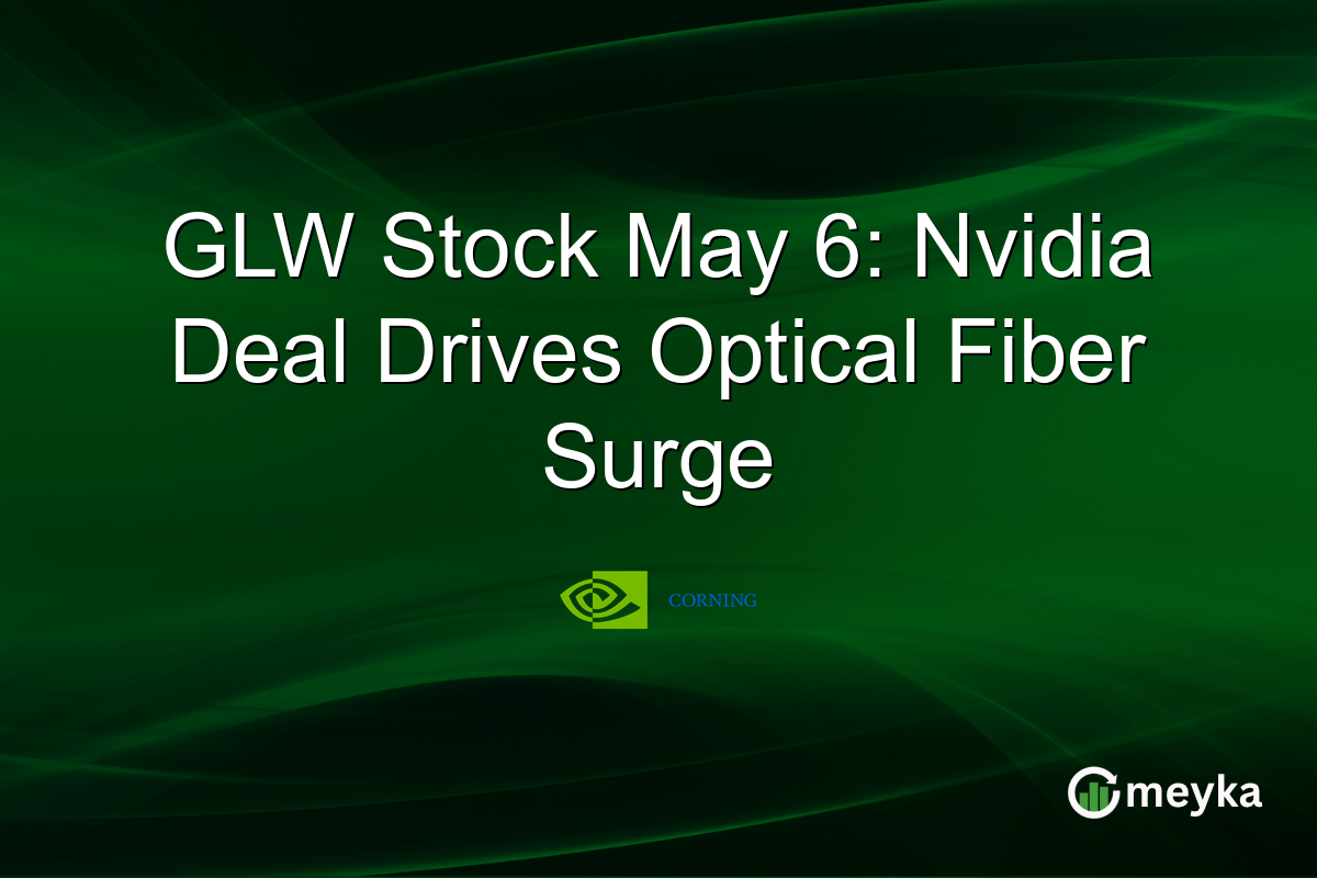 GLW Stock May 6: Nvidia Deal Drives Optical Fiber Surge