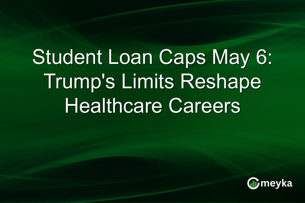 Student Loan Caps May 6: Trump’s Limits Reshape Healthcare Careers