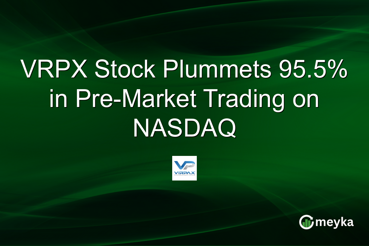 VRPX Stock Plummets 95.5% in Pre-Market Trading on NASDAQ