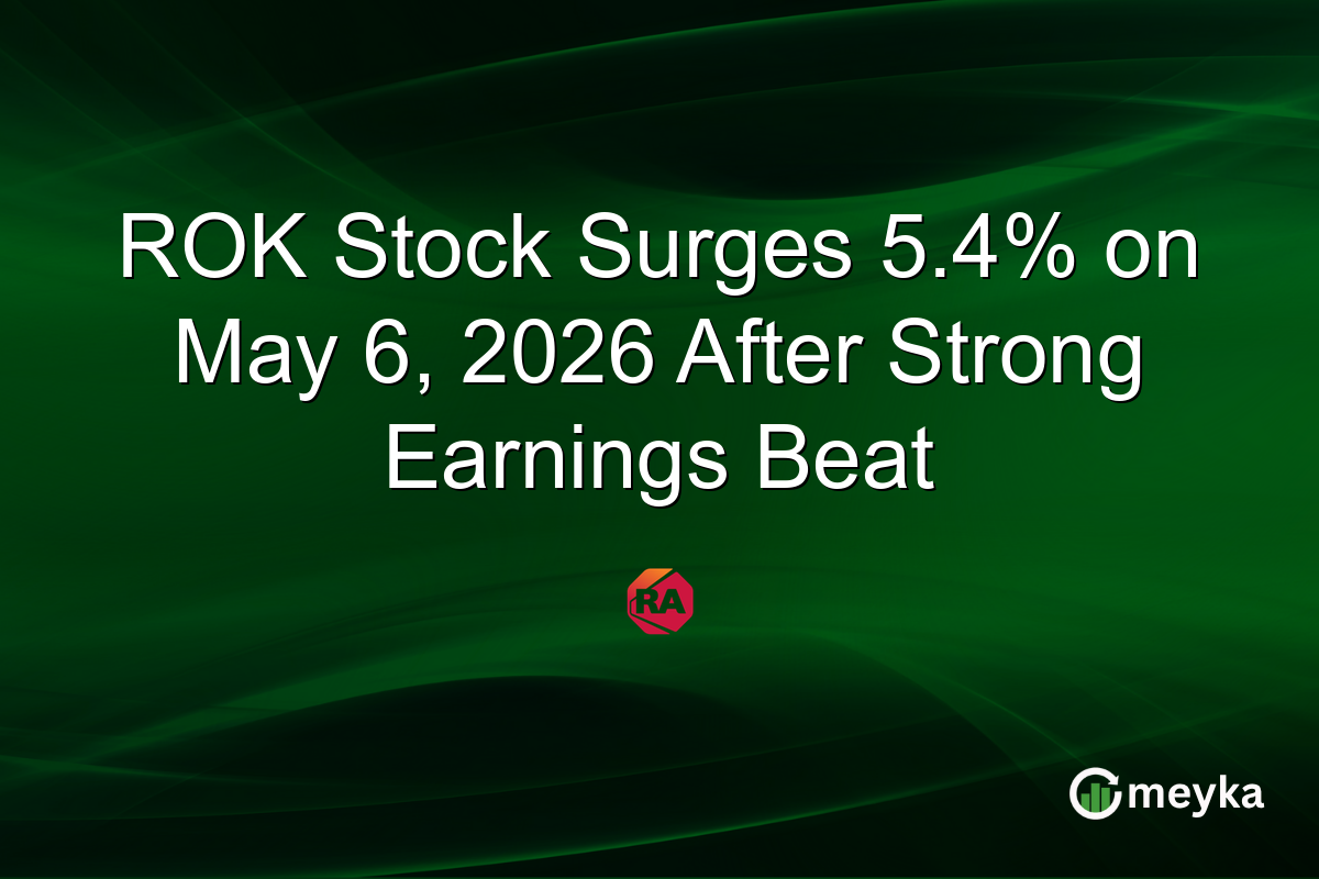 ROK Stock Surges 5.4% on May 6, 2026 After Strong Earnings Beat