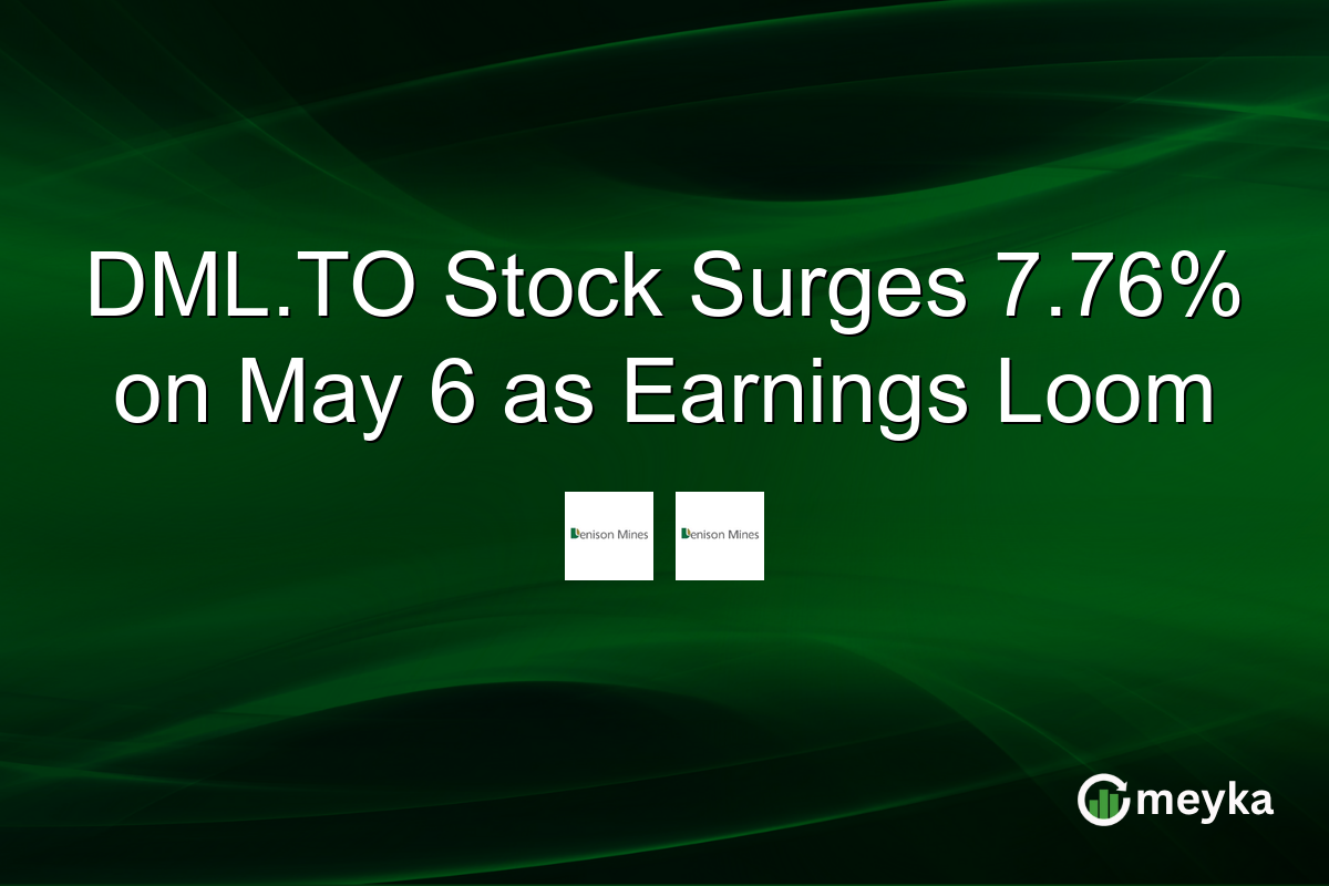 DML.TO Stock Surges 7.76% on May 6 as Earnings Loom