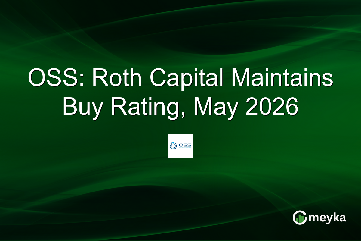 OSS: Roth Capital Maintains Buy Rating, May 2026