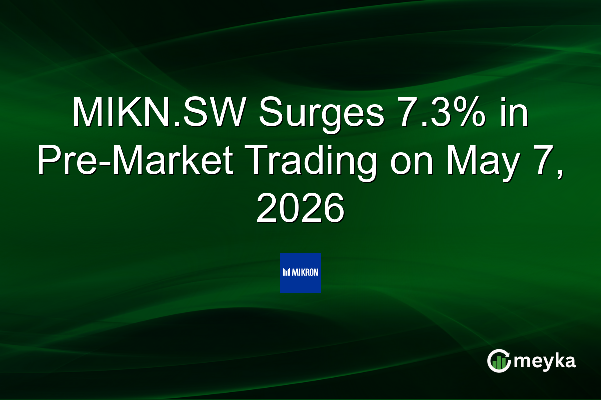 MIKN.SW Surges 7.3% in Pre-Market Trading on May 7, 2026