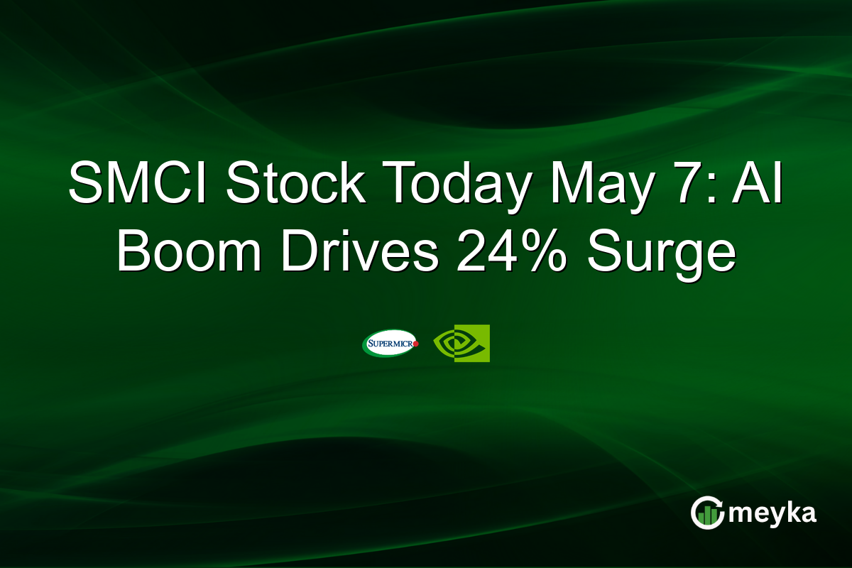 SMCI Stock Today May 7: AI Boom Drives 24% Surge