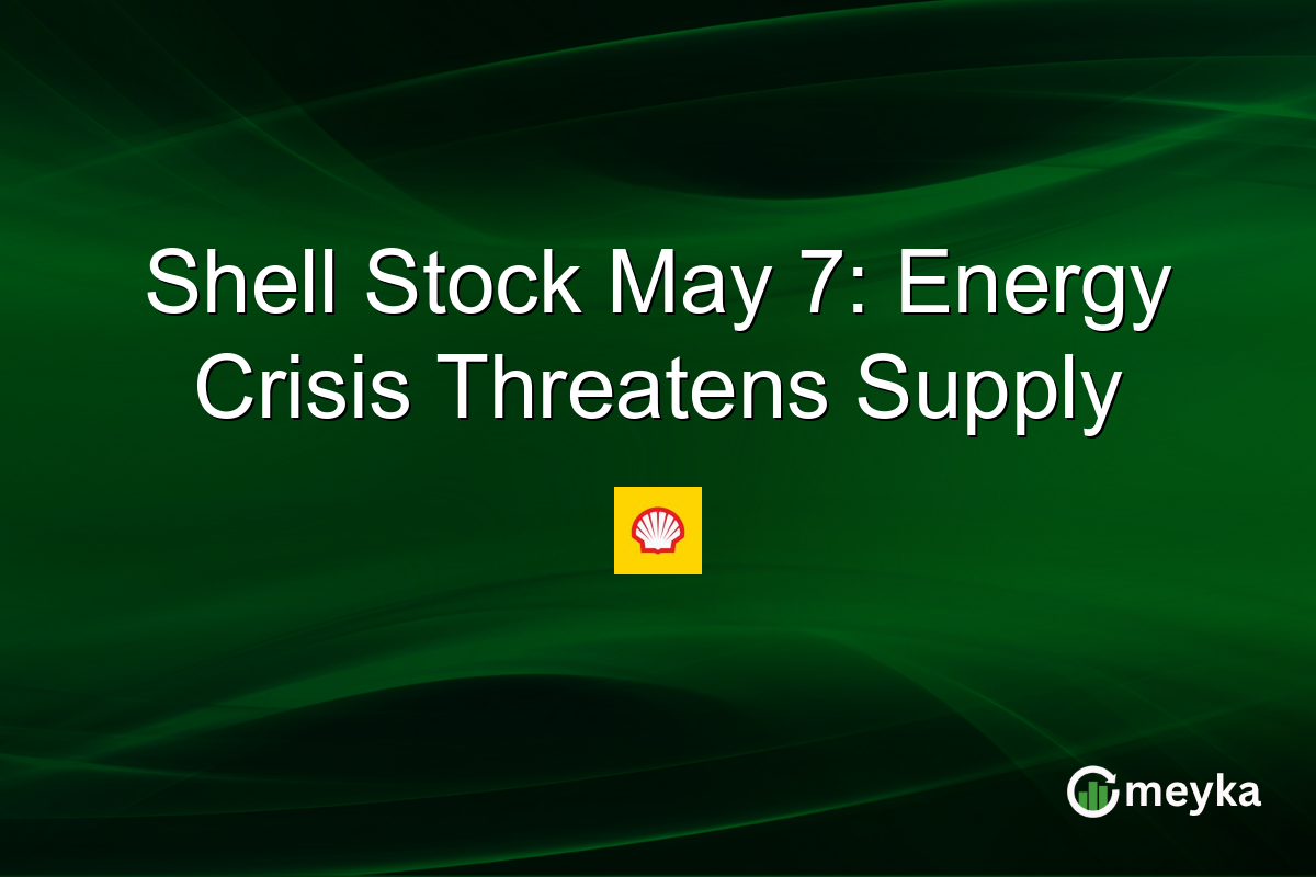 Shell Stock May 7: Energy Crisis Threatens Supply
