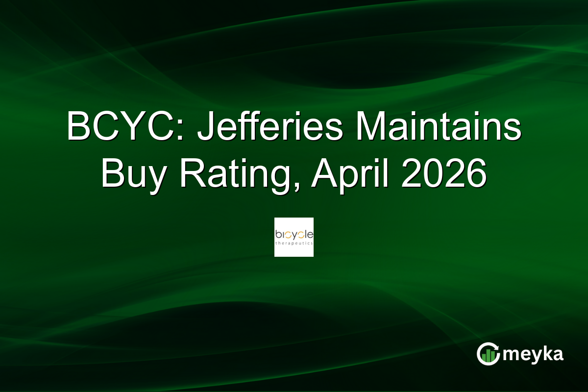 BCYC: Jefferies Maintains Buy Rating, April 2026