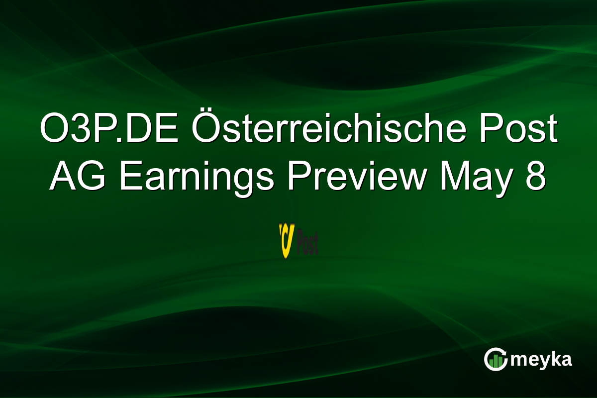 O3P.DE Österreichische Post AG Earnings Preview May 8