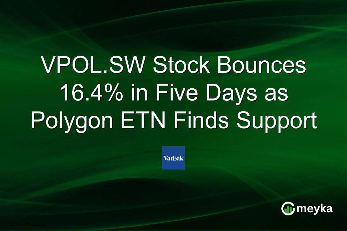 VPOL.SW Stock Bounces 16.4% in Five Days as Polygon ETN Finds Support