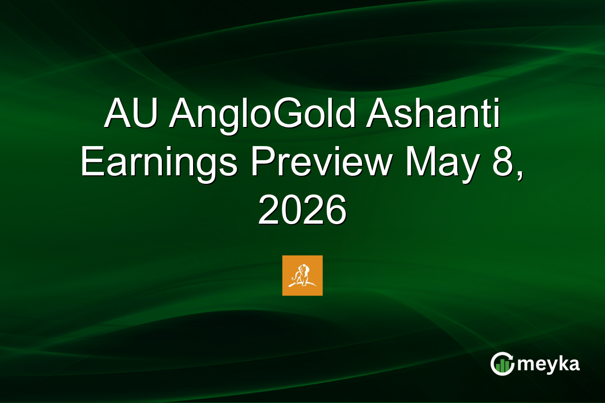 AU AngloGold Ashanti Earnings Preview May 8, 2026