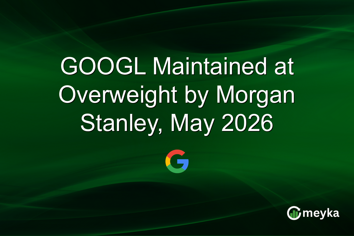 GOOGL Maintained at Overweight by Morgan Stanley, May 2026