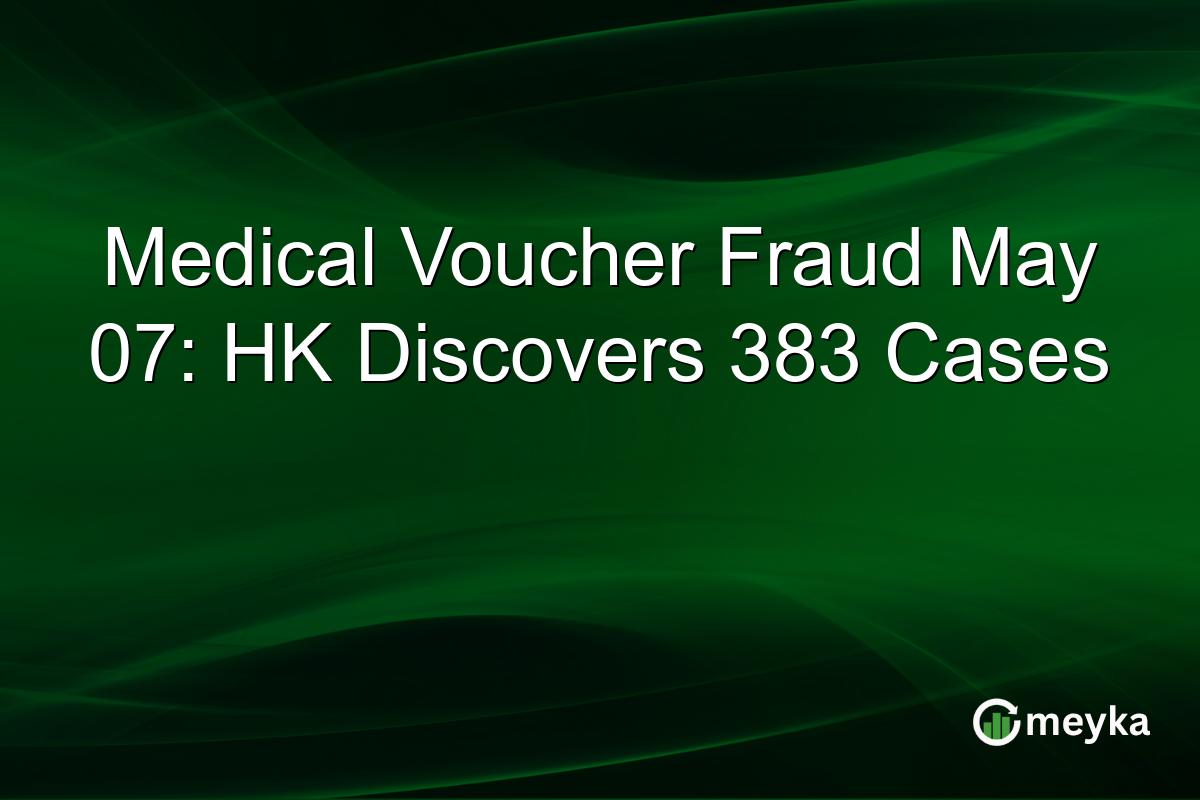 Medical Voucher Fraud May 07: HK Discovers 383 Cases