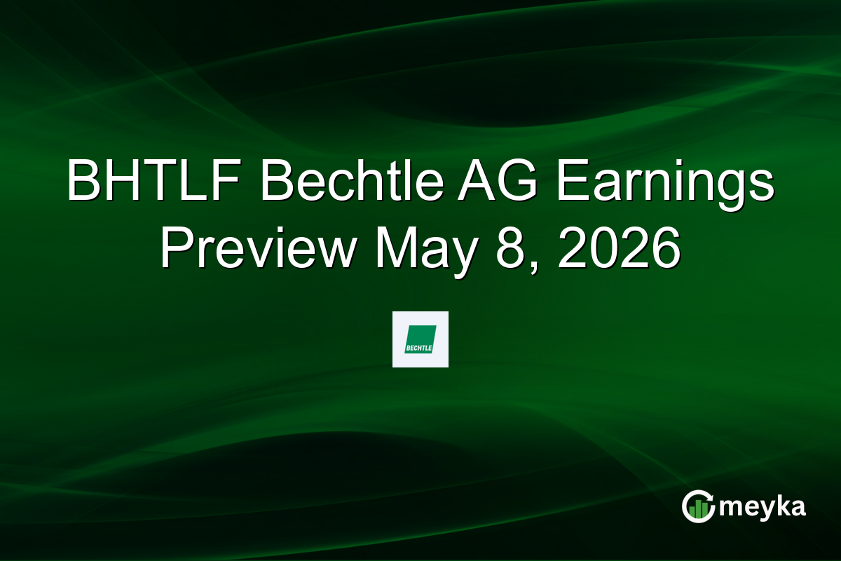 BHTLF Bechtle AG Earnings Preview May 8, 2026