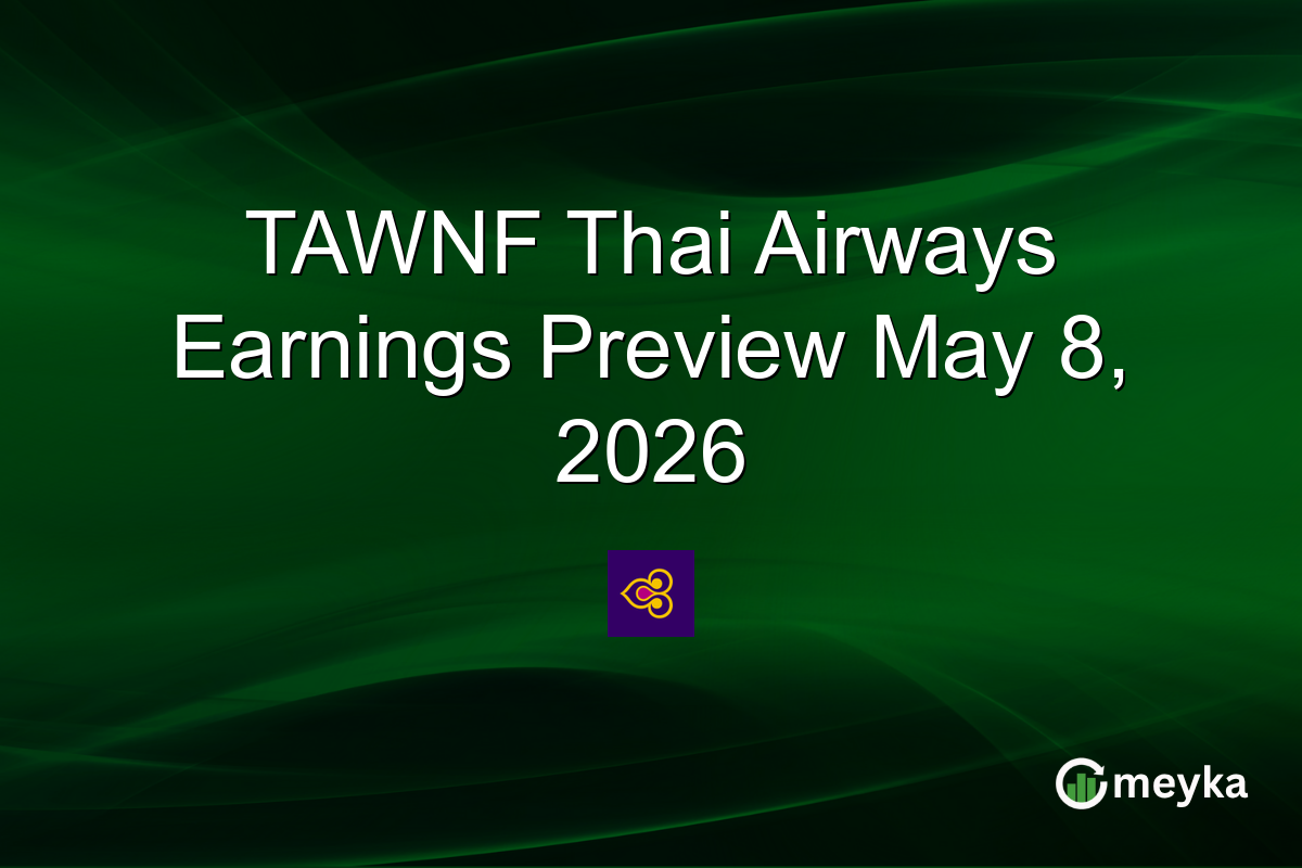TAWNF Thai Airways Earnings Preview May 8, 2026