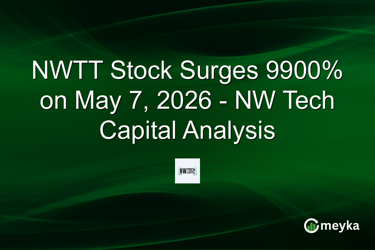 NWTT Stock Surges 9900% on May 7, 2026 – NW Tech Capital Analysis