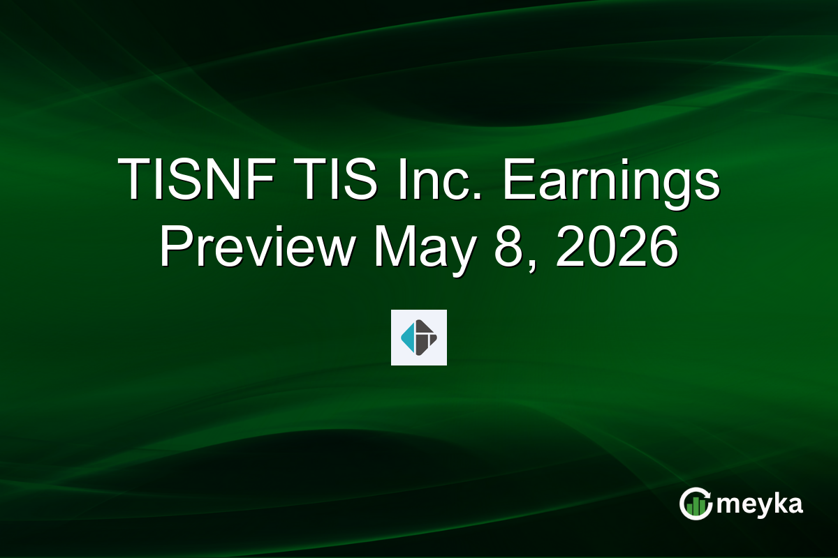 TISNF TIS Inc. Earnings Preview May 8, 2026