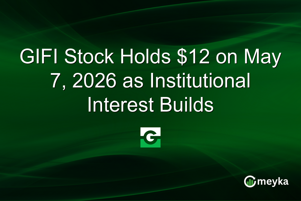 GIFI Stock Holds $12 on May 7, 2026 as Institutional Interest Builds