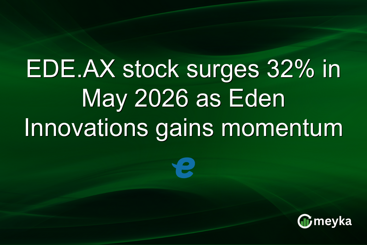 EDE.AX stock surges 32% in May 2026 as Eden Innovations gains momentum
