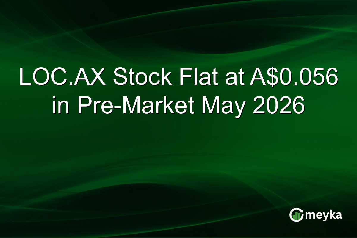 LOC.AX Stock Flat at A$0.056 in Pre-Market May 2026