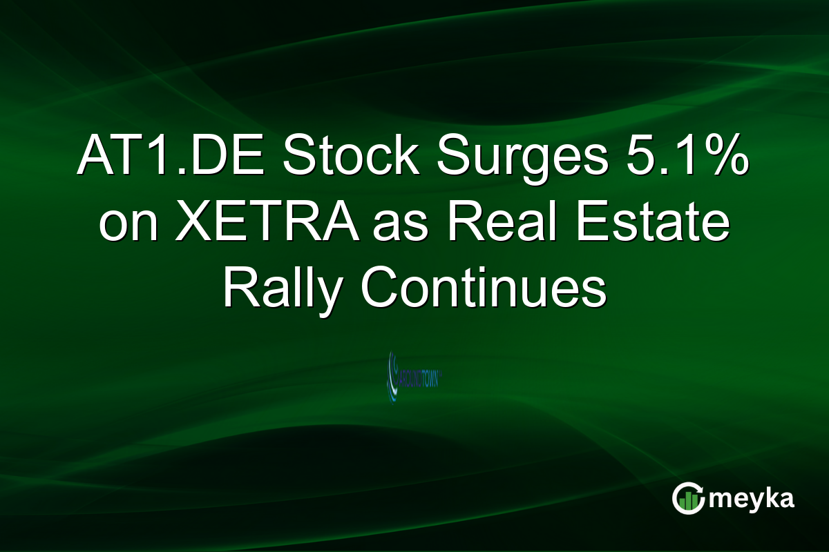 AT1.DE Stock Surges 5.1% on XETRA as Real Estate Rally Continues