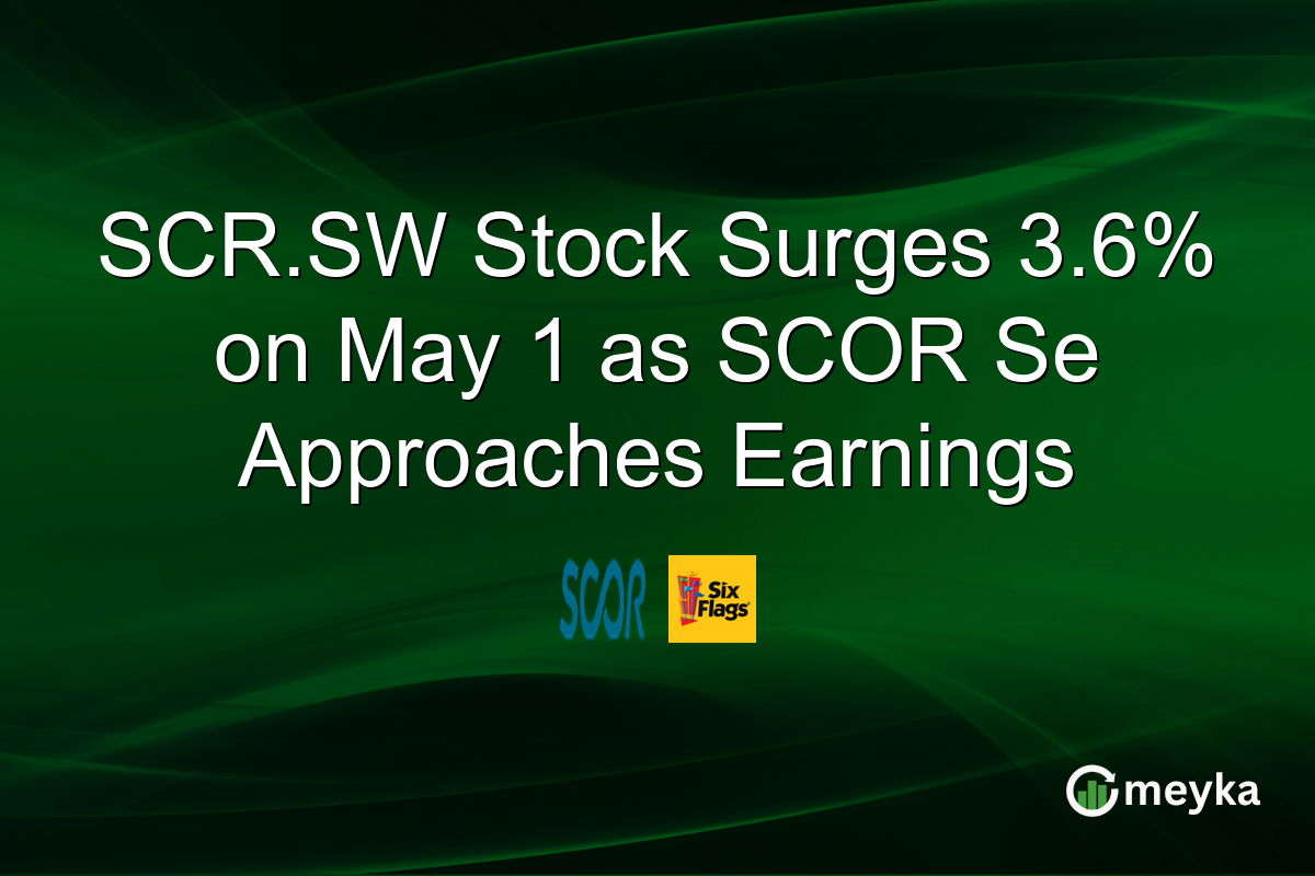 SCR.SW Stock Surges 3.6% on May 1 as SCOR Se Approaches Earnings