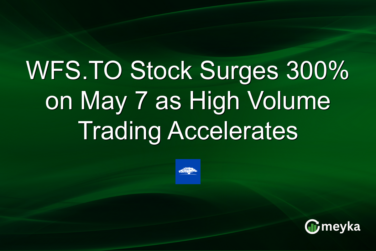 WFS.TO Stock Surges 300% on May 7 as High Volume Trading Accelerates