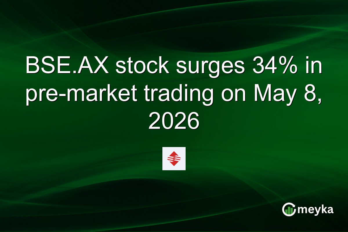BSE.AX stock surges 34% in pre-market trading on May 8, 2026