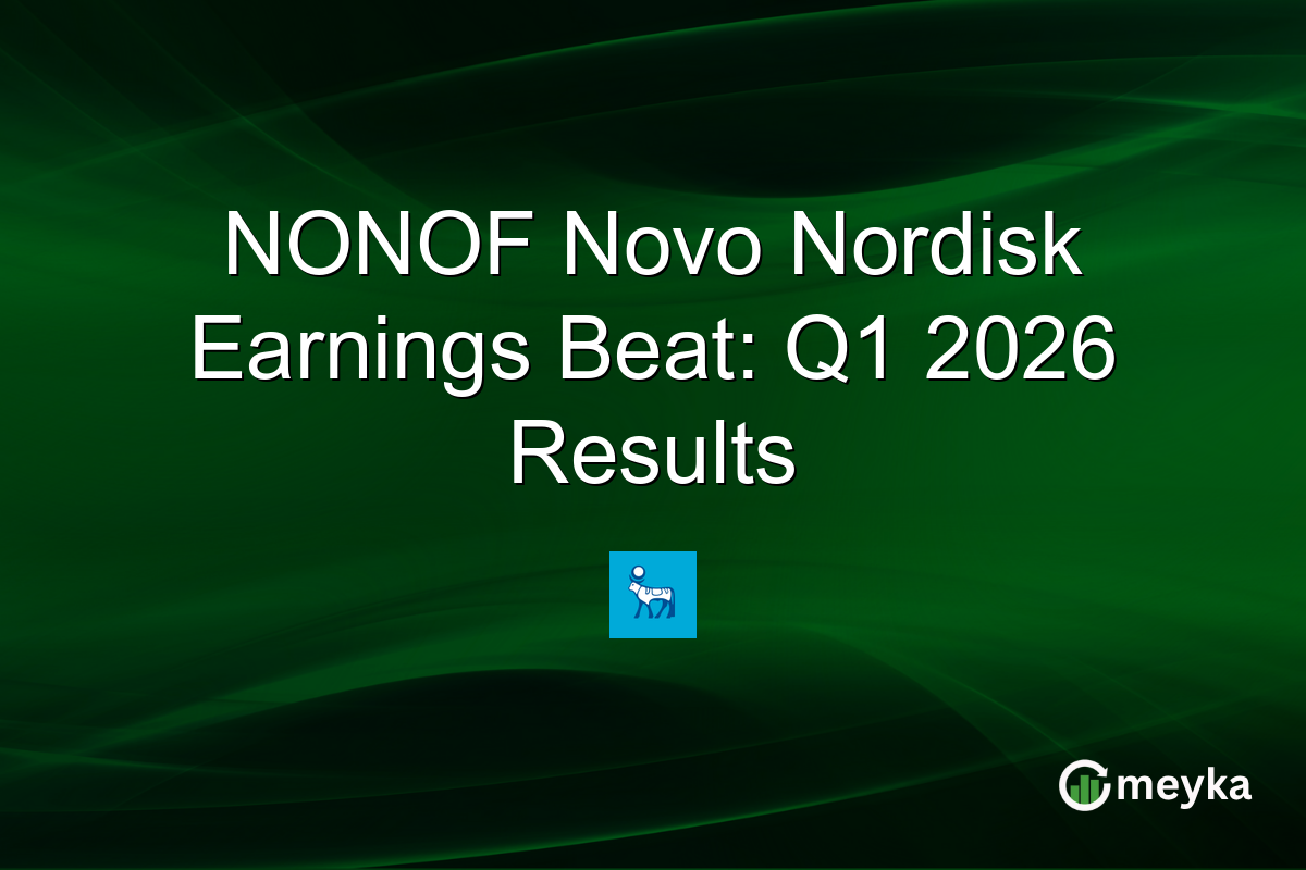 NONOF Novo Nordisk Earnings Beat: Q2 2026 Results