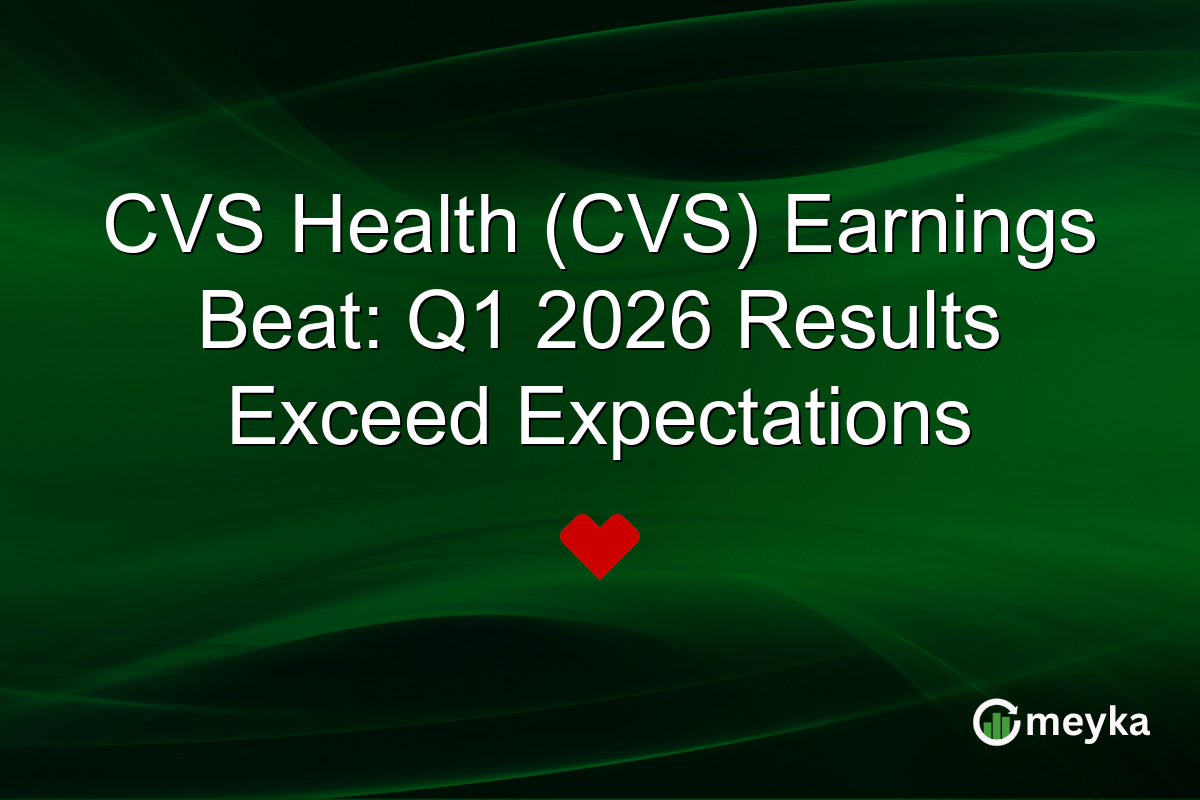 CVS Health (CVS) Earnings Beat: EPS Surges 17.89% Above Estimates