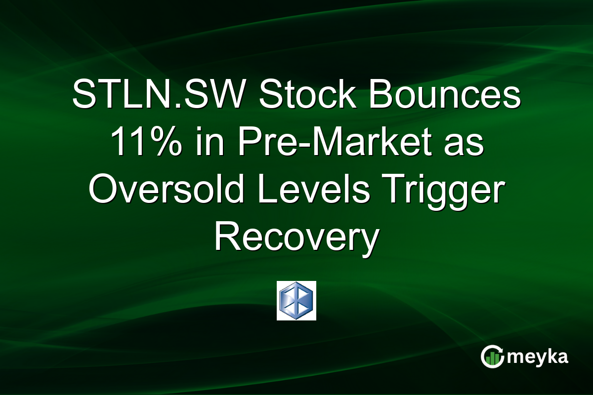 STLN.SW Stock Bounces 11% in Pre-Market as Oversold Levels Trigger Recovery
