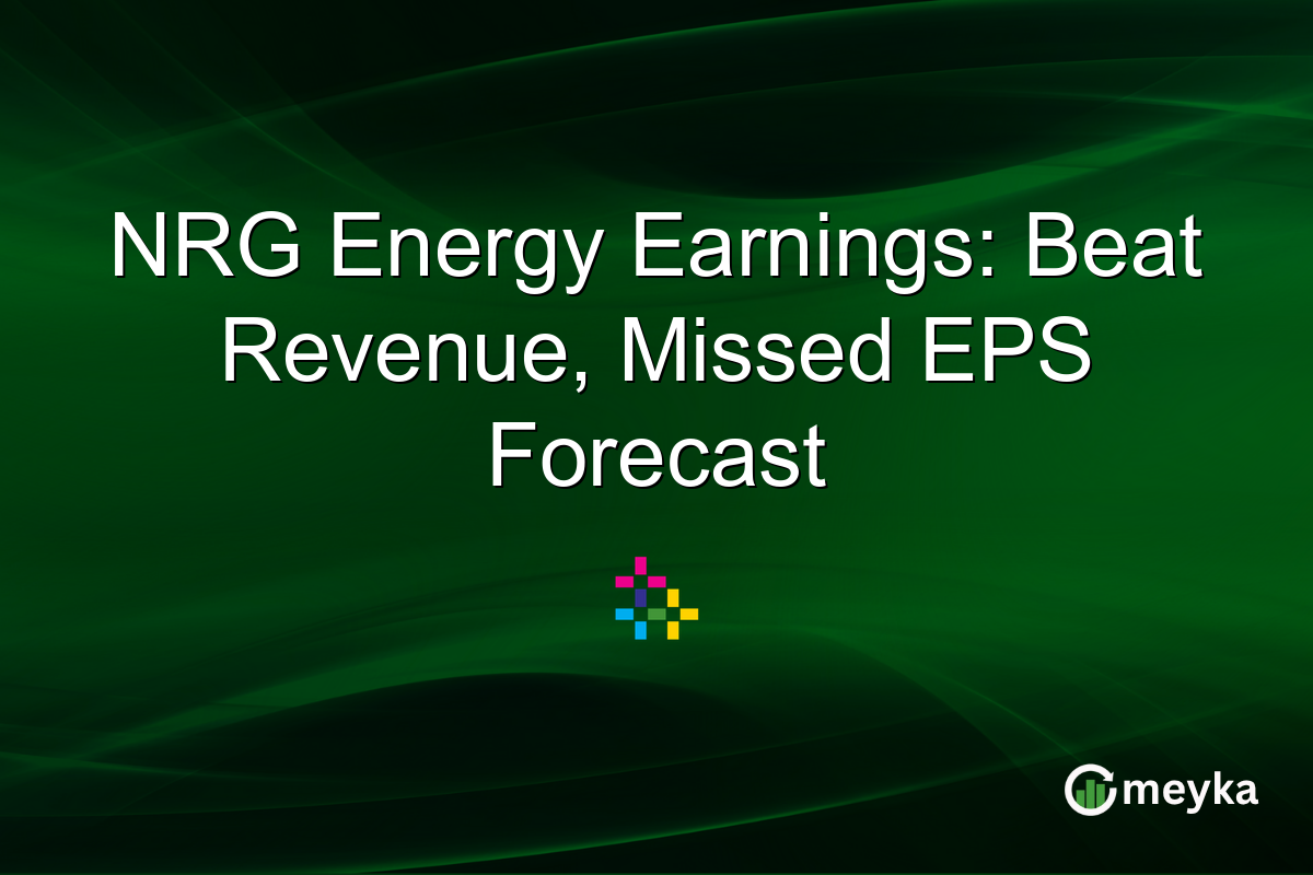 NRG Energy Earnings Recap: Beat Revenue, Missed EPS