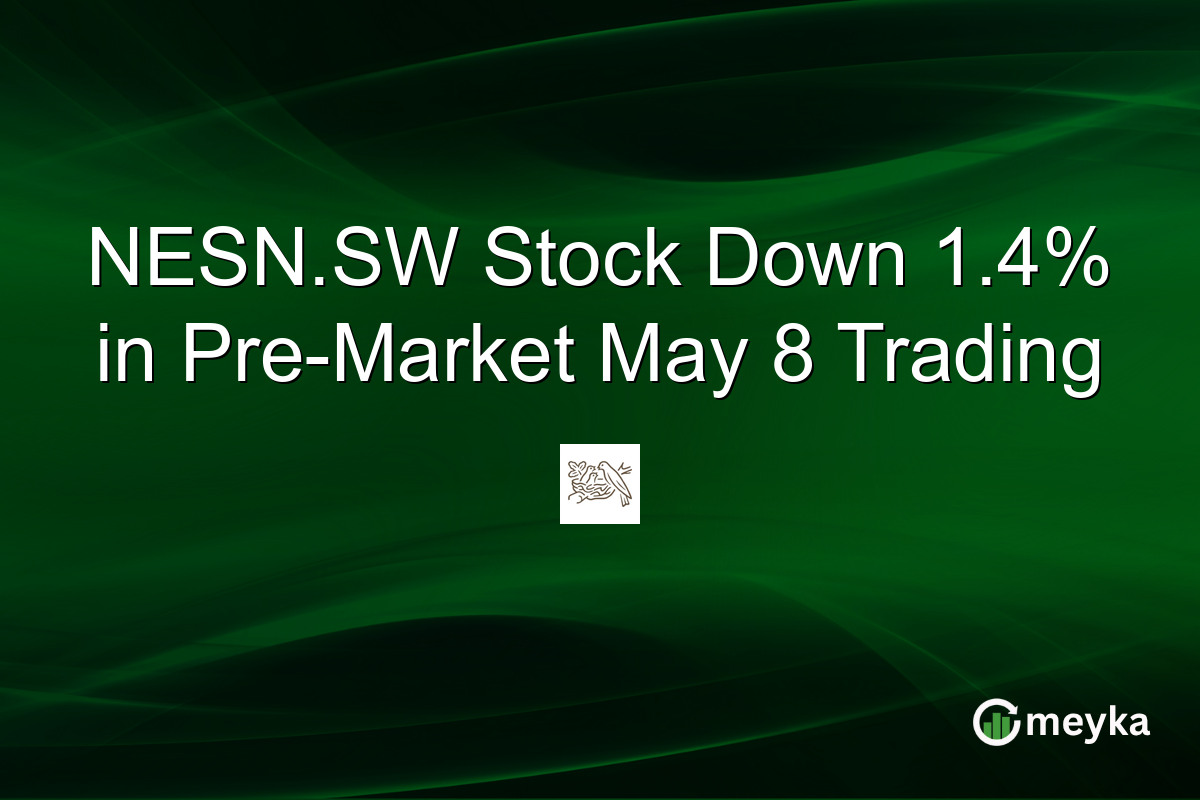 NESN.SW Stock Down 1.4% in Pre-Market May 8 Trading