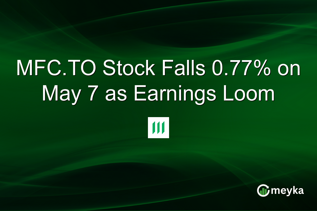 MFC.TO Stock Falls 0.77% on May 7 as Earnings Loom