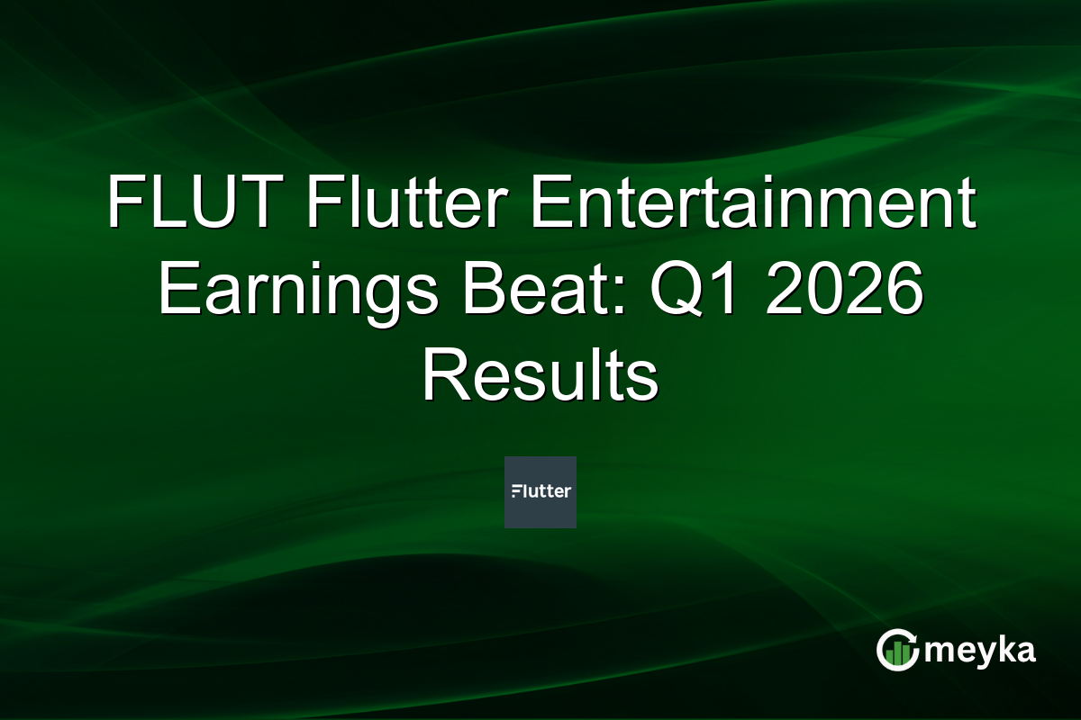 FLUT Flutter Entertainment Earnings Beat: Q1 2026 Results