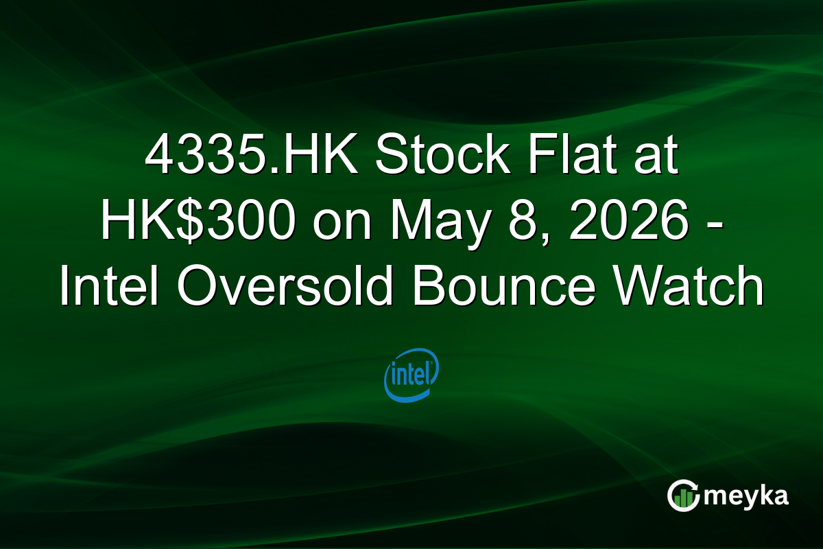 4335.HK Stock Flat at HK$300 on May 8, 2026 – Intel Oversold Bounce Watch