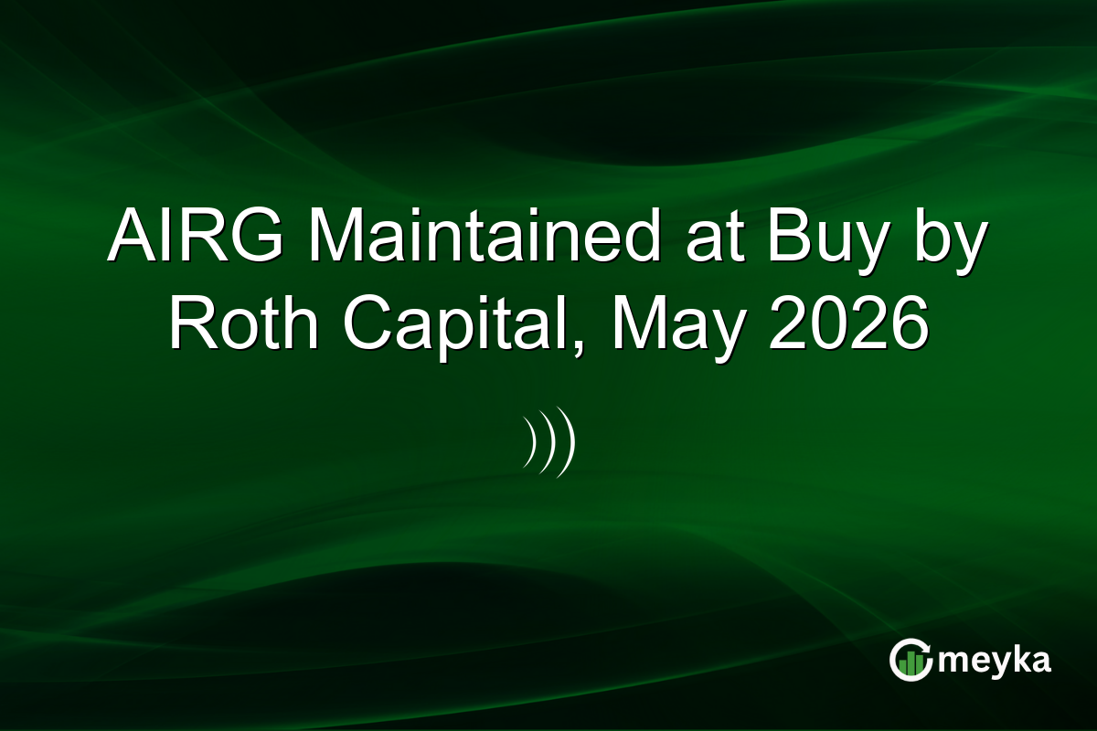AIRG Maintained at Buy by Roth Capital, May 2026