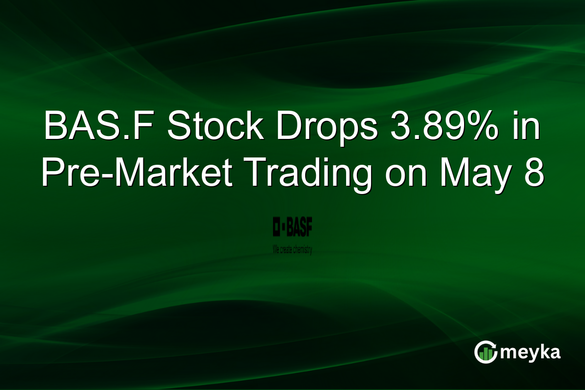 BAS.F Stock Drops 3.89% in Pre-Market Trading on May 8